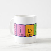 Bridgett Periodenname Tasse (Vorderseite Links)