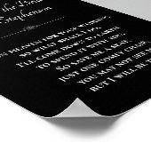 Bridgevater bei Hochzeit des Fotos im Himmel Poster (Ecke)