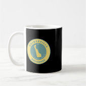 Bridgeville Delaware De Flag Badge Roundlet Souven Kaffeetasse (Links)