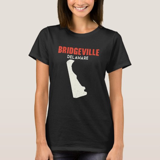 Bridgeville Delaware USA Staat America Travel Dela T-Shirt (Vorderseite)