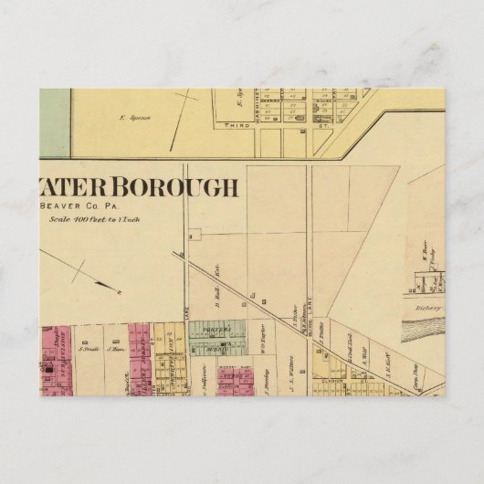 Bridgewater Borough Postkarte (Vorderseite)