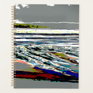Bridgewater N.S. Riser's Beach Abstract print art Planer