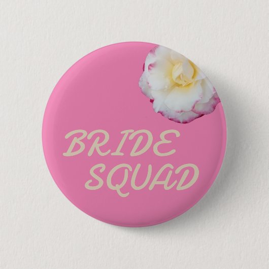 Bridkade Pastel Pink Rose Button (Vorderseite)