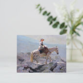 Bridle Path White Mountains Winslow Homer Postkarte (Stehend Vorderseite)