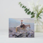 Bridle Path White Mountains Winslow Homer Postkarte (Stehend Vorderseite)