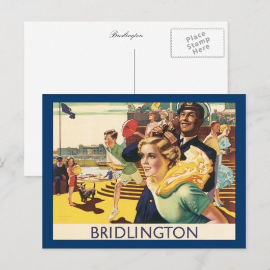 Bridlington Postkarte (Vorne/Hinten)