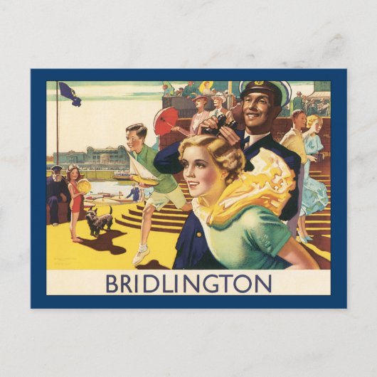 Bridlington Postkarte (Vorderseite)
