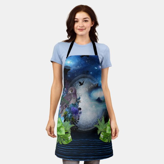 Bridmaid-Geschenk für das Weltraumportal All-Over- Schürze (Getragen)