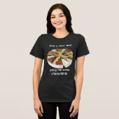 "Brie a Dear" Funny Charcuterie Tri-Blend Shirt (Vorderseite voll)