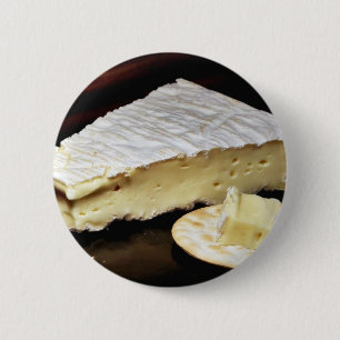 Brie De Meux Cheese Button