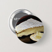 Brie De Meux Käse Button (Vorne & Hinten)