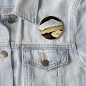 Brie De Meux Käse Button (Beispiel)