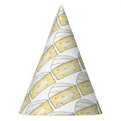 Brie French Cheese Degustation Wedge Cocktail Part Partyhütchen (Links)