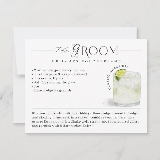 Brie & Groom Wasserfarbe Unterschrift Cocktail Rez (Rückseite)