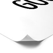 Brie hold Wir bringen Gouda News Funny Cheese Pun Poster (Ecke)