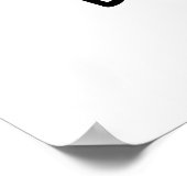 Brie Mine Funny Cheese Pun Poster (Ecke)