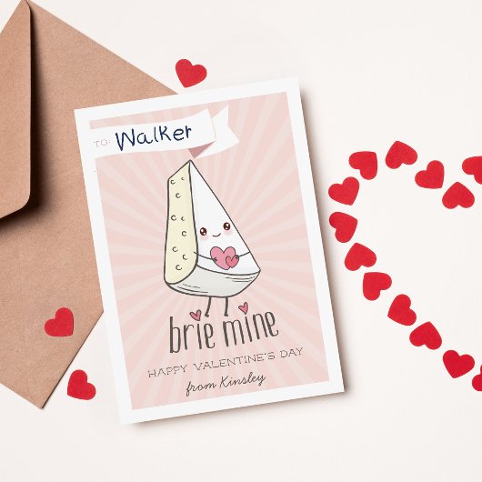 Brie Mine | Niedliche Valentinstag-Karte Einladung
