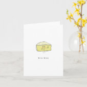 Brie Mine. Valentinstag-Karte Karte (Gelbe Blume)