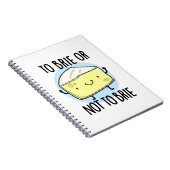 Brie oder nicht zu Brie Funny Cheese Pun Notizblock (Rechte Seite)