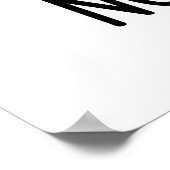 Brie oder nicht zu Brie Funny Cheese Pun Poster (Ecke)