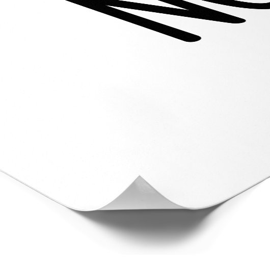 Brie oder nicht zu Brie Funny Cheese Pun Poster (Ecke)