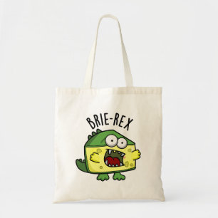 Brie-rex Funny Cheese TRex Pun Tragetasche