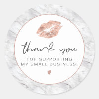 BRIE Rose Gold Lips and Marble Business Vielen Dan