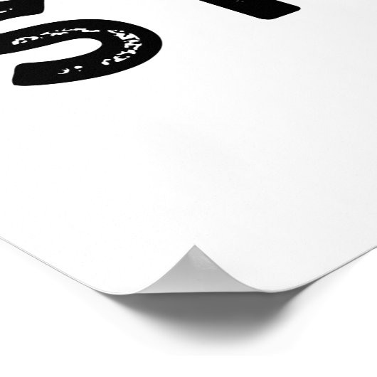 Brie Strong Funny Positive Cheese Pun Poster (Ecke)