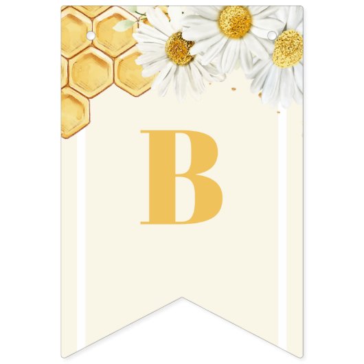 Brie to be Bumblebee Honey Sweety Brautparty Wimpelkette (Dritte Fahne)