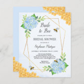 Brie to Bee Blue Hydrangea Brautparty laden (Vorne/Hinten)