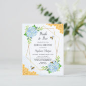 Brie to Bee Blue Hydrangea Brautparty laden (Stehend Vorderseite)