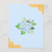 Brie to Bee Blue Hydrangea Brautparty laden (Rückseite)