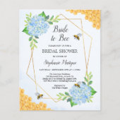 Brie to Bee Blue Hydrangea Brautparty laden (Vorderseite)
