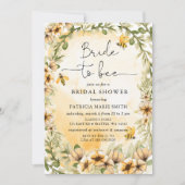 Brie to bee Honeybee Brautparty Einladung (Vorderseite)