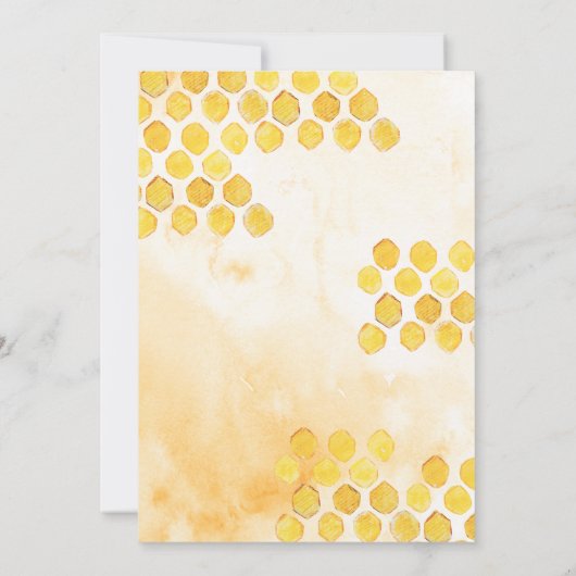 Brie to bee Honeybee Brautparty Einladung (Rückseite)