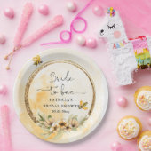 Brie to bee Honeybee Brautparty Pappteller (Party)