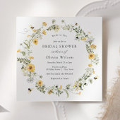 Brie to Bee Wildblume Bridal Dusche Einladung