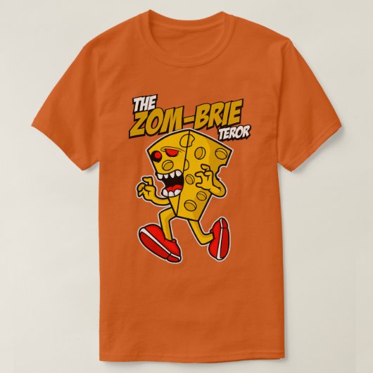 BRIE ZOMBIE CARTOON T-Shirt (Design vorne)