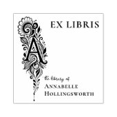 Brief A Botanisches Ex Libris Buchzeichen Stempel (Prägung)