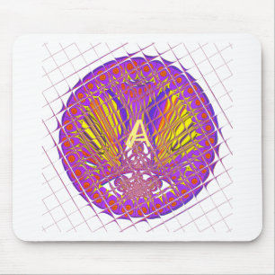 Brief A, Farbige Logotextgestaltung Mousepad