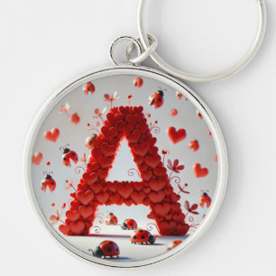 ❤️ Brief A Herz Design Geschenk für Sie Schlüsselanhänger