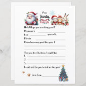 Brief an den Weihnachtsmann (Vorne/Hinten)