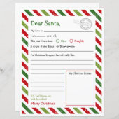 Brief an den Weihnachtsmann, liebe Weihnachtskinde (Vorne/Hinten)