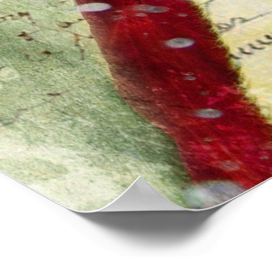 Brief an den Weihnachtsmann Poster (Ecke)