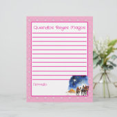 Brief an die farbige Seite der drei Weisen (Stehend Vorderseite)