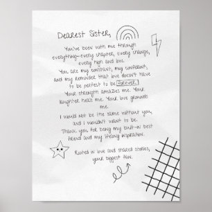 Brief an die Schwester Poster