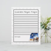 Brief an die weiße Farbseite der drei Weißen Männe (Stehend Vorderseite)