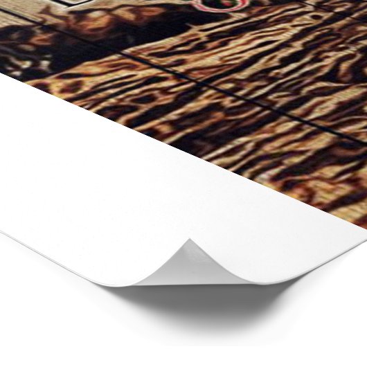 Brief an ihn | Cool zu meinem Geschenk meines Ehem Poster (Ecke)