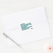 Brief an Krebs Runder Aufkleber (Umschlag)
