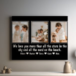 Brief an Mama oder Vater Personalisiertes Foto Leinwanddruck<br><div class="desc">Suchen Sie das passende Geschenk, um Ihren Eltern Ihre Liebe und Dankbarkeit auszudrücken? Sehen Sie nur unseren Brief an Mama oder Vater Personalisierte Familie Foto Canvas drucken. Dieses exquisite Kunstwerk verbindet die Wärme eines Fotos mit einem herzlichen Brief und schafft ein Geschenk, das die Herzen Ihrer Eltern tief Touch. Egal,...</div>